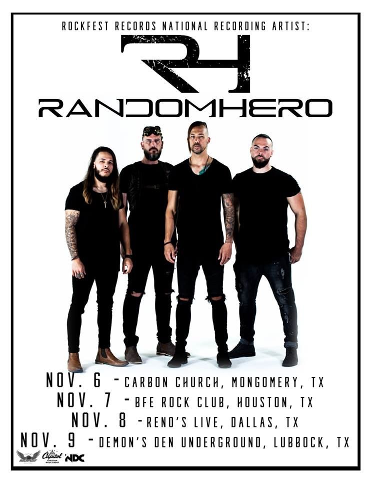 Random Hero Hits The Road for Select Texas Dates in November